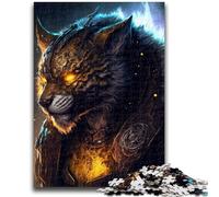 Puzzle 1000 pièces pour Adultes, Cadeaux, Tigres sorciers astraux, Jouet éducatif intellectuel décompressant, adapté aux Couples de 14 Ans et Plus, 26x38cm