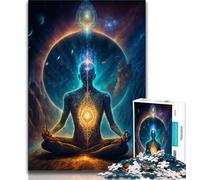 Puzzle 1000 pièces pour Adultes Cadeaux Univers Zen ésotérique 1000 pièces pour Adultes Jeux Amusants en Famille idéal comme Cadeau pour Toute la Famille 75x50cm