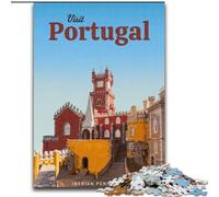 Puzzle 1000 pièces pour Adultes, Cadeaux, Visite du Portugal, pour Les 14 Ans et Plus, adapté aux Couples, activités Amusantes à la Maison, Cadeau d'anniversaire, Cadeaux de Voyage 50x75cm