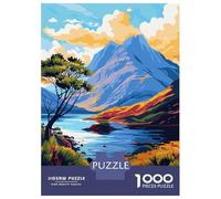 Puzzle 1000 Pièces Pour Adultes Cajas National Park, Ecuador Landscape Puzzles Pour Adultes Analyse Et Logique Liste De Souhaits Avec Le Père Noël Cadeaux Uniques Pour Un Anniversaire Et Noël 38x26cm/