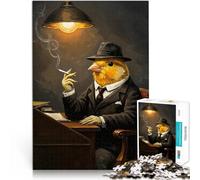 Puzzle 1000 pièces pour Adultes Canari en Costume Jeu Familial Anti-Stress Défi Difficile Renforcer l'amour Entre Les Couples 52x38cm