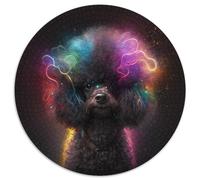 Puzzle 1000 pièces pour Adultes Caniche Fantastique. Puzzle Difficile pour Adultes. Casse-tête Stimulant - Jouet Relaxant pour Adolescents (Taille 67,5 x 67,5 cm).