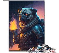 Puzzle 1000 pièces pour Adultes, Carlins, Rébellion Ardente, Taille 26x38cm, idéal pour Les Adolescents et Les collectionneurs, Cadeau de Voyage, activité familiale