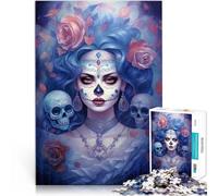 Puzzle 1000 pièces pour Adultes Carnaval des Filles mexicaines Compétition de Vitesse Manuelle Bon Cadeau 38x26cm