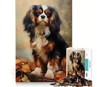 Puzzle 1000 pièces pour Adultes Cavalier King Charles Span Clean Fit Decor,Jouet d'exercice cérébral,Jeu d'ambiance,Jeu Amusant pour Un Anniversaire (38x26cm)