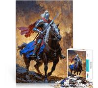 Puzzle 1000 pièces pour Adultes Charge du Chevalier Royal pour Le Jeu éducatif Challenge Toy Une œuvre d'art 50x70cm