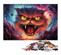 Puzzle 1000 pièces pour Adultes Chat Garfield muté Jeu éducatif défi Jouet Illustration Cadeau 1000 pièces (75 x 50 cm)