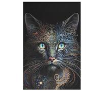 Puzzle 1000 Pièces pour Adultes, Chat, Puzzle pour Adultes Et Enfants, Puzzles en Bois, Cadeaux pour Adultes （78×53cm）