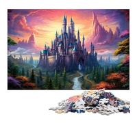 Puzzle 1000 pièces pour Adultes château du Diable coloré Puzzle en Papier Jouet éducatif 1000 pièces (38 x 26 cm)