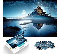 Puzzle 1000 pièces pour Adultes Château Fantastique Jouets éducatifs d'apprentissage Renforcer l'amour Entre Les Couples 75x50cm