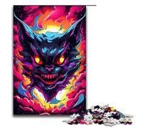 Puzzle 1000 pièces pour Adultes Chauve Souris par SplattersBeaucoup d'épais Nuages colorés sur Le côté Puzzle Casse tête Cadeaux d'anniversaire de Noël 75x50cm
