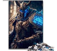 Puzzle 1000 pièces pour Adultes Chevalier en Bois, pour Les 14 Ans et Plus 50x75cm Activité de Jeu familiale captivante