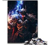 Puzzle 1000 pièces pour Adultes Chevalier Magique en Bois, pour Noël et Le Nouvel an, Cadeau de Vacances 50x75cm pour Un Jeu interactif en Famille