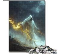 Puzzle 1000 pièces pour Adultes Chevalier mystérieux, idéal pour Les Adolescents et Les familles, décoration DIY Parfaite et défi cérébral 50x75cm