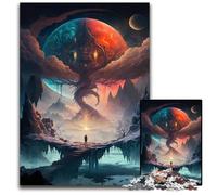 Puzzle 1000 pièces pour Adultes Chevalier stupéfait au Royaume Puzzles stimulants Décoration d'intérieur colorée Jeu Familial interactif 1000 pièces (75 x 50 cm)