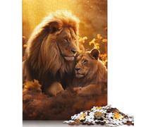 Puzzle 1000 pièces pour Adultes Chèvre Buvant de la bière au Bar Puzzles en Bois pour Adultes et Adolescents de 12 Ans et Plus 1000 pièces (75 x 50 cm)