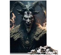 Puzzle 1000 pièces pour Adultes Chèvre Diable Puzzles intéressants pour la réduction du Stress 26x38cm est idéal comme Cadeau pour Toute la Famille