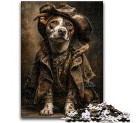 Puzzle 1000 pièces pour Adultes, Chien détective, Jeux d'activités familiales stimulants, Jouet à Faire soi-même pour décoration Murale, Cadeaux 38x26cm