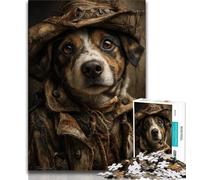Puzzle 1000 pièces pour Adultes Chien détective, Jeux éducatifs, décoration de la Maison, Jeu éducatif pour Anniversaire, Noël (75x50cm)