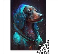Puzzle 1000 Pièces pour Adultes Chien Saucisse en Carton (38x26cm)