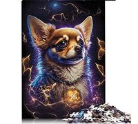 Puzzle 1000 Pièces pour Adultes - Chihuahua Chien - Cadeaux en Carton (Taille 26x38cm)