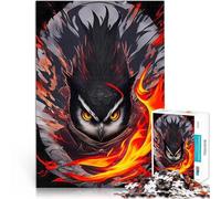 Puzzle 1000 pièces pour Adultes Chouette Ninja maléfique Jeux éducatifs Décoration d'intérieur Œuvre d'art 38x26cm