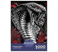 Puzzle 1000 Pièces pour Adultes Cobra Puzzles pour Adultes Analyse Et Logique Liste De Souhaits avec Le Père Noël Cadeaux Uniques pour Un Anniversaire Et Noël 52x38cm/1000pcs