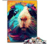 Puzzle 1000 pièces pour Adultes Cochon d'Inde Puzzle coloré pour Adolescents et familles, décoration DIY Parfaite et défi cérébral (Taille : 50x75cm)