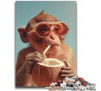 Puzzle 1000 pièces pour Adultes, Coffret Cadeau au Lait de Coco, 1000 pièces pour Adultes, idéal pour Les soirées Jeux, Jouet coloré pour la Maison (50x75cm)