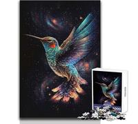 Puzzle 1000 pièces pour Adultes, Colibri Spectral Profitez d'un Moment de détente et de Relaxation Assemblage Stable et découpe précise Dimensions:38x52cm