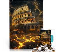 Puzzle 1000 pièces pour Adultes Colisée en Pierre Jouet éducatif intellectuel décompressant Cadeau d'œuvre d'art 75x50cm