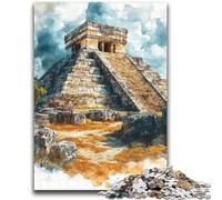 Puzzle 1000 pièces pour Adultes Colisée Romain au Coucher du Soleil Jeux éducatifs Décoration de la Maison Jeu éducatif pour Anniversaire, Noël 50x75cm
