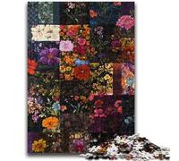 Puzzle 1000 pièces pour Adultes, Collage de Fleurs, décoration Murale Artistique, idée Cadeau d'anniversaire pour Amis, Bureau à Domicile (50x75cm)