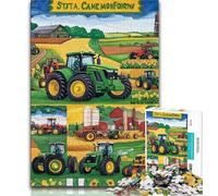 Puzzle 1000 pièces pour Adultes Collage de tracteurs Jouets éducatifs idéal comme Cadeau pour Toute la Famille (50x75cm)
