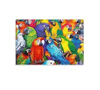 Puzzle 1000 pièces - pour Adultes Collection de perroquets colorésPuzzle 1000 Pièces pour Adultes |Jeu de Concentration | Activité Relaxante | Matériaux Recyclés | sans Écran 38x52cm