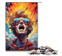 Puzzle 1000 pièces pour Adultes coloré et psychédélique héros ordinaires œuvres d'art Cadeaux d'anniversaire Art Mural 75 x 50 cm