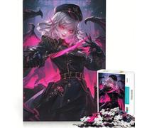 Puzzle 1000 pièces pour Adultes Commandant Vampire Jeux éducatifs Décoration intérieure Collection d'artistes Beaux-Arts 38x26cm