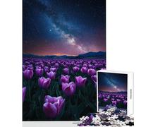 Puzzle 1000 pièces pour Adultes Conte d'étoiles Décoration intérieure Jouet Cadeau de Père Noël Secret Jeu de réflexion Relaxant Dimensions 38x52cm