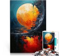 Puzzle 1000 pièces pour Adultes Convergence Abstraite Réduction du Stress intéressante avec des pièces de Formes aléatoires entièrement imbriquées 26x38cm