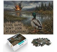 Puzzle 1000 pièces pour Adultes, Cool Guys Don't Look At Explosions | Puzzle pour adultes de 1000 pièces : convient à un loisir calme sans écran ; pour une activité tranquille chez soi.