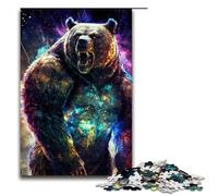 Puzzle 1000 pièces pour Adultes Cosmic Bear Puzzle Hands on Game (75 x 50 cm)