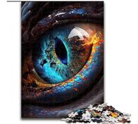 Puzzle 1000 pièces pour Adultes Cosmic Elder Dragons Sight, en Carton, décoration d'intérieur colorée et Jeu Familial interactif, 1000 pièces(26x38cm)