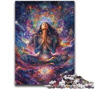 Puzzle 1000 pièces pour Adultes Cosmic Girl, Jouet éducatif et éducatif, idéal comme Cadeau pour Toute la Famille (50x75cm)