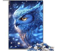 Puzzle 1000 pièces pour Adultes Cosmic Owl, Jeux éducatifs, décoration d'intérieur, idéal pour la décoration de Bureau (Taille 50x75cm)