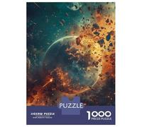 Puzzle 1000 Pièces pour Adultes, Cosmic Particles, Soirée en Famille, Idée Cadeau Noël, Découpe Précise, 38x26cm/1000pcs