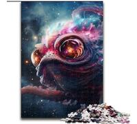 Puzzle 1000 pièces pour Adultes, créature Animale en Bois, idéal pour Noël et Le Nouvel an, Cadeau de Noël 50x75cm, Stimulant et divertissant, activité familiale