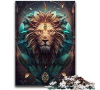 Puzzle 1000 pièces pour Adultes, créatures mythiques du Lion, Jouet éducatif et éducatif, idéal comme Cadeau pour Toute la Famille, 50x75cm
