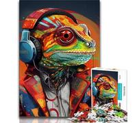 Puzzle 1000 pièces pour Adultes Crocodiles du Nil Animaux Puzzle 1000 pièces pour Adultes Cadeaux Jouets Jeux éducatifs Décoration Murale Anti-Stress (26x38cm)