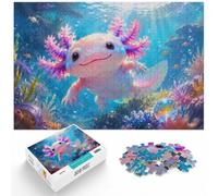 Puzzle 1000 pièces pour Adultes, Cute Axolotl Underwater | Pour la période de l'Avent : ce puzzle 1000 pièces adulte apporte un puzzle classique aux loisirs du Nouvel An.