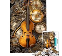 Puzzle 1000 pièces pour Adultes Cyberpunk Serenade Jeu de réflexion Cadeau d'anniversaire idéal pour Toute la Famille (38x26cm)